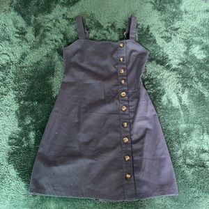 Navy blue XS mini dress with adjustable straps